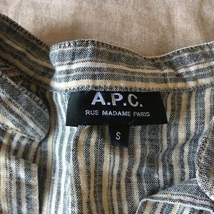 APC Linen Striped Tunic